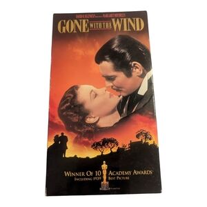 VTG 90s 1939 "Gone with the Wind" 2 VHS Box Set Epic Historical Romance